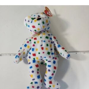 Ty White and Red Stuffed Animal Plush